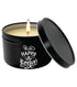 8 oz. Bright Citrus Candle in a Black Metal Tin