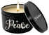 8 oz. French Linen Candle in a Black Metal Tin