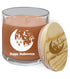 14 oz. Tropical Coconut Candle in a Glass Holder with Wood Lid