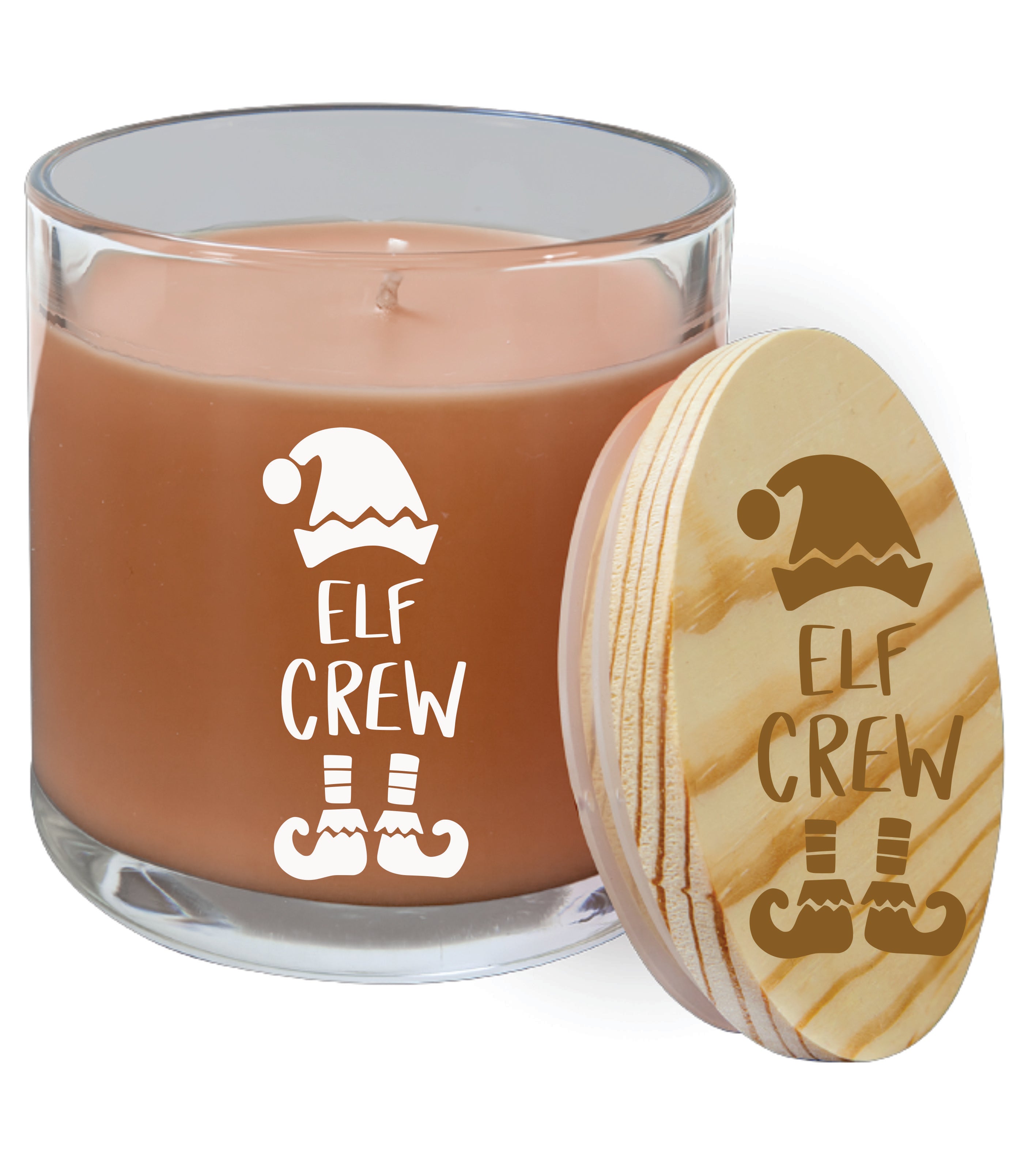14 oz. Tropical Coconut Candle in a Glass Holder with Wood Lid