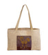 9" x 12" Burlap Bag with 5" Rawhide Laserable Leatherette Gusset