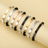 Amazon Personalized DIY Stainless Steel Beads Adjustable Bracelet Can Carve Writing Content Bracelet Ornament