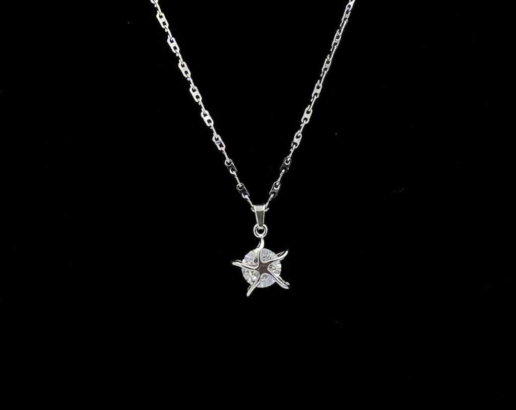 0.76" x 0.60" Dije de Acero "estrella de mar"