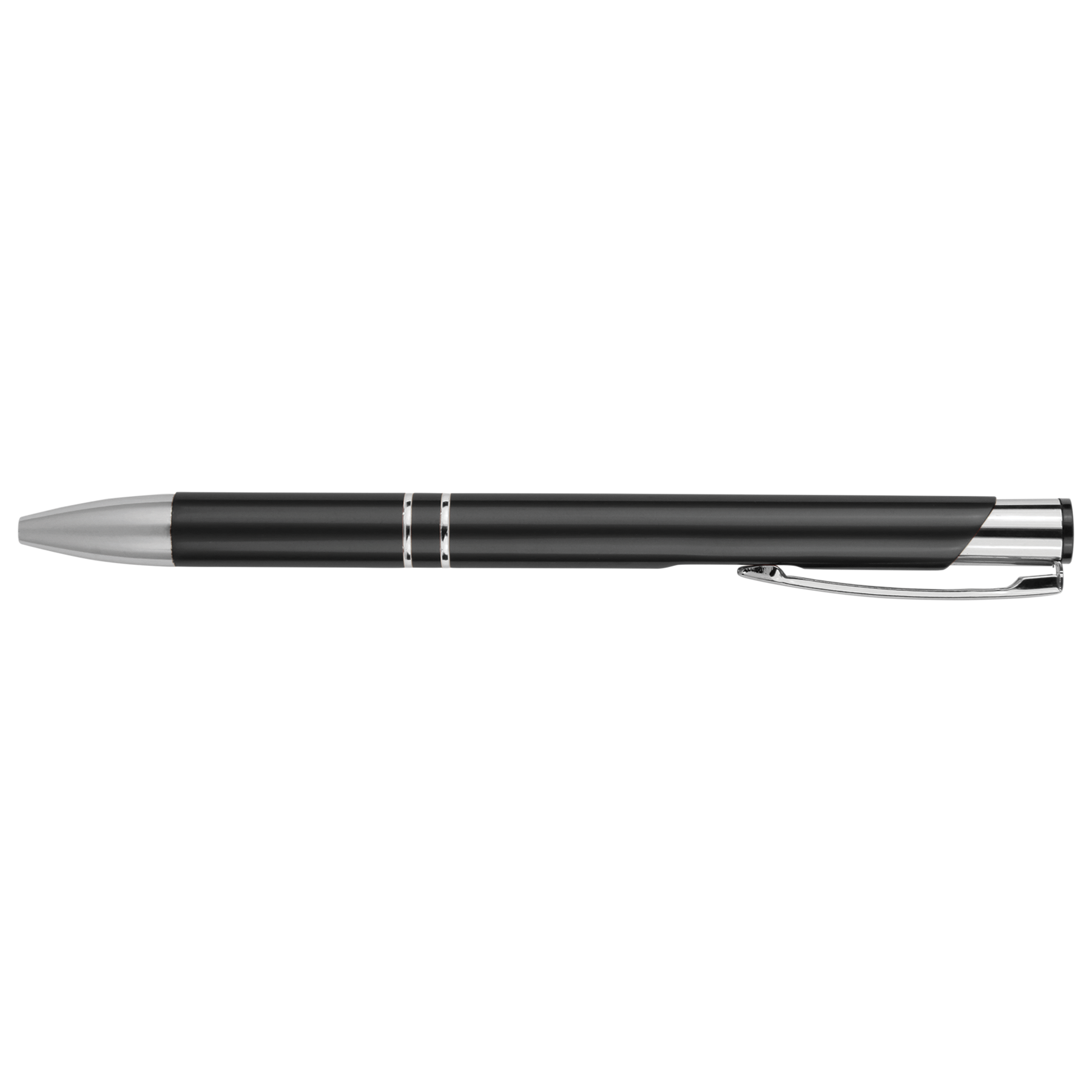 Silver Trim Laserable Pen